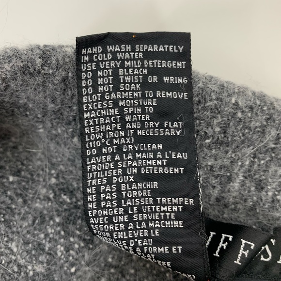 Vintage I.B. Diffusion Silk Nylon Angora Wool Blend Knit Mini Skirt Size Medium - Picture 10 of 12